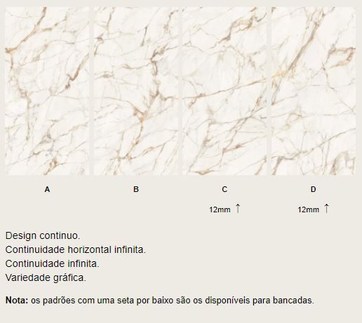 Lâmina Sinterizada XTONE Calacatta Gold placa 3,20 x 1,60 - Image 3