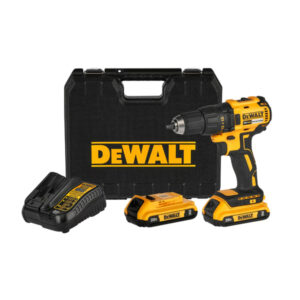 Furadeira Parafusadeira Dewalt de Impacto a Bateria 20V Brushless com Maleta Carregador 1/2" DCD7781D2-BR + 2 Baterias