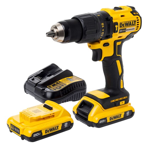 Furadeira Parafusadeira Dewalt de Impacto a Bateria 20V Brushless com Maleta Carregador 1/2" DCD7781D2-BR + 2 Baterias - Image 2