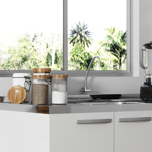 Torneira de Parede para Cozinha com Bica Alta Cromada Niterói Delinia - Image 2